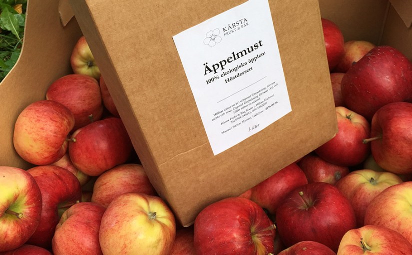 2016: Ekologisk äppelmust!